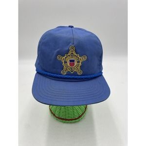United States Secret Service‎ Hat Mens Blue Badge Logo USSS Strapback Dad Cap